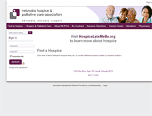 Tablet Screenshot of nehospice.org